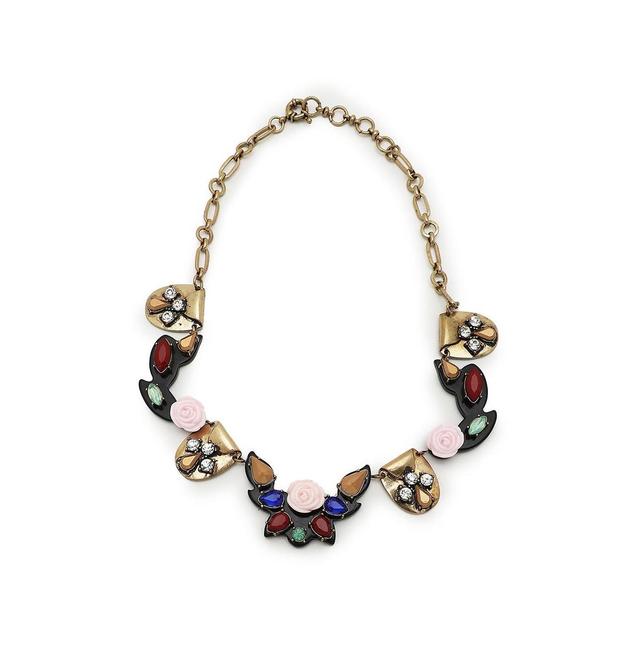 Sohi Womens Stone Statement Necklace Product Image