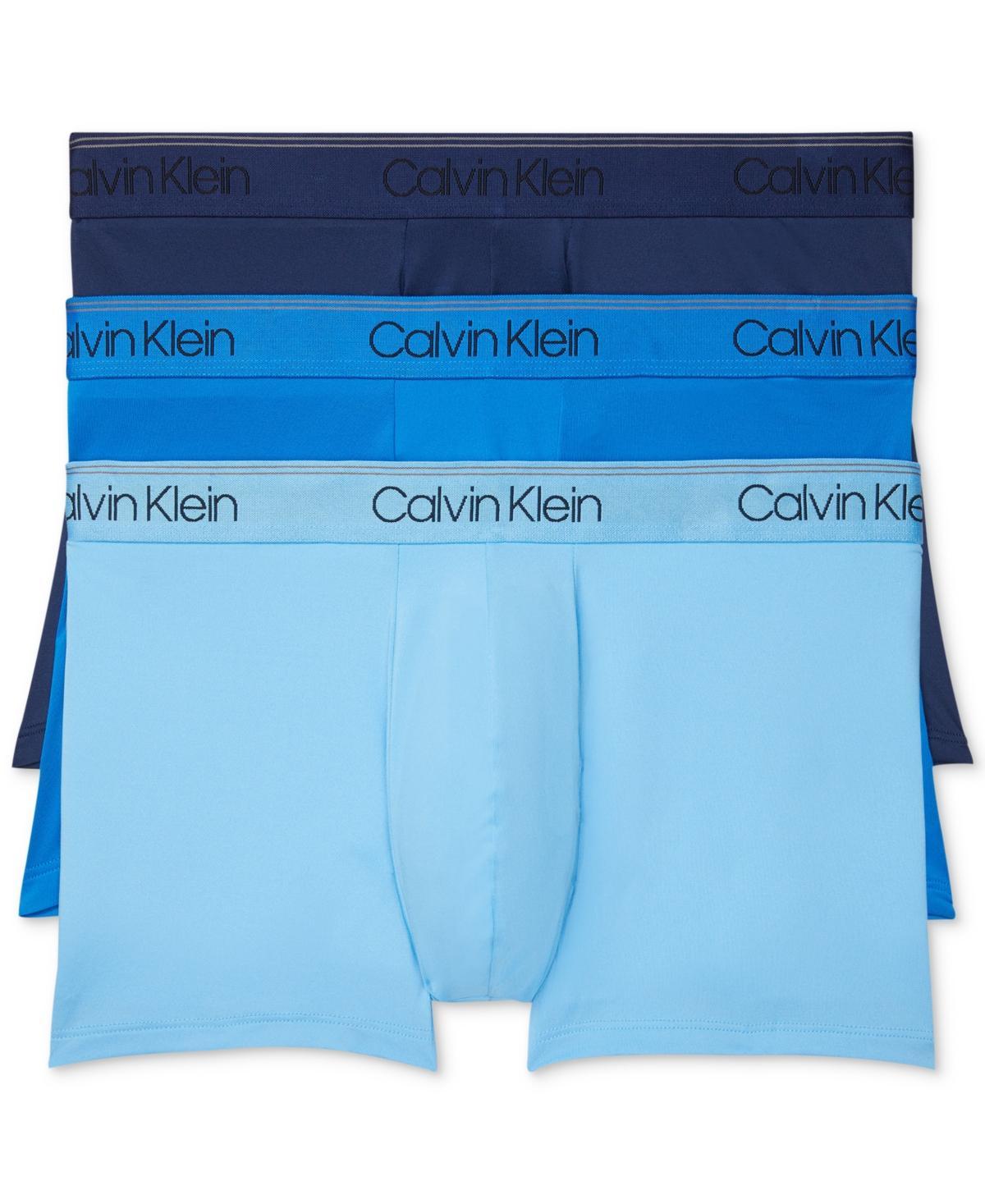 Mens Calvin Klein 3-Pack Microfiber Stretch Low-Rise Trunks, Mens Product Image