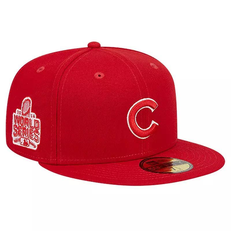 Mens New Era Chicago Cubs Logo 59FIFTY Fitted Hat Product Image