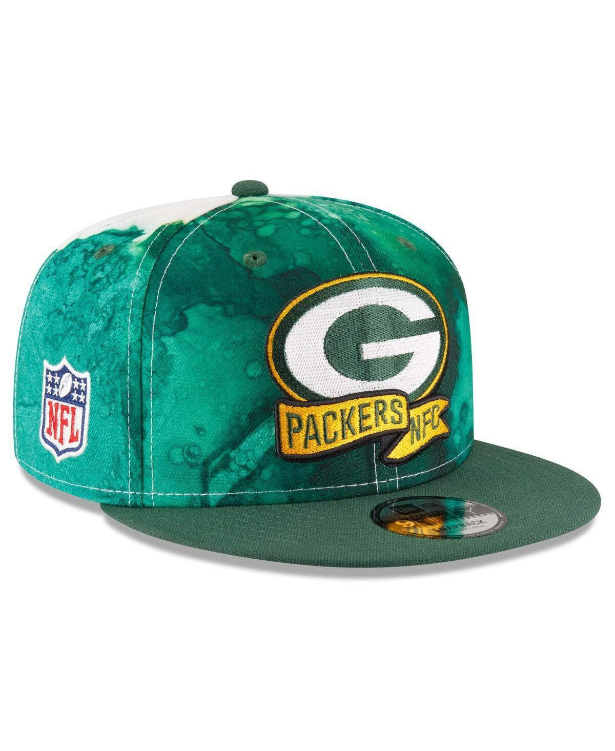 Mens New Era Green Bay Packers 2022 Sideline 9FIFTY Ink Dye Snapback Hat Product Image