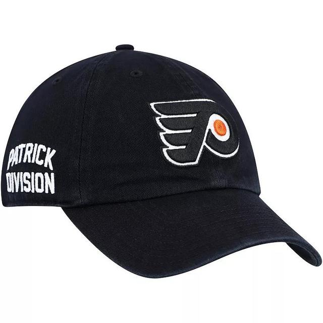 Mens 47 Black Philadelphia Flyers Clean Up Adjustable Hat Product Image