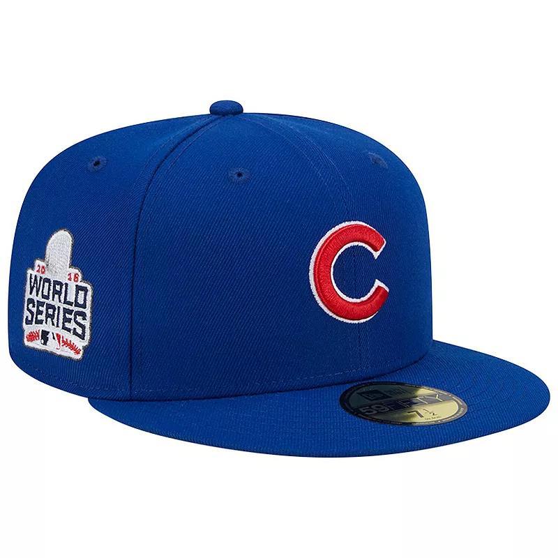 Mens New Era Royal Chicago Cubs 2016 World Series Team Color 59FIFTY Fitted Hat Product Image