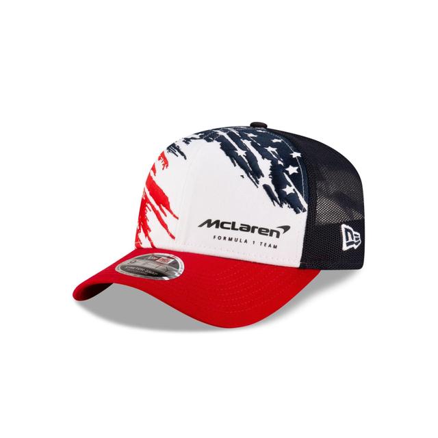 2024 Austin Race Special McLaren Formula 1 Team 9FIFTY Stretch-Snap Trucker Hat Male Product Image