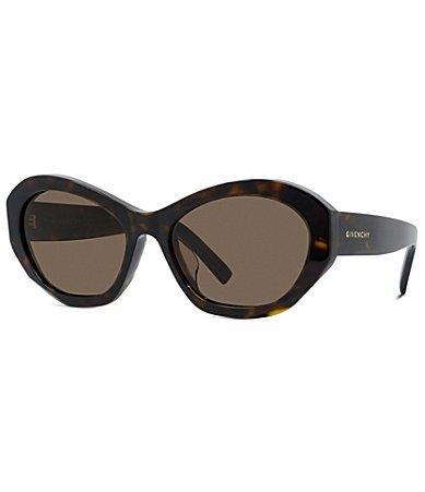 Givenchy Womens GV Day 57mm Cat Eye Havana Sunglasses Product Image