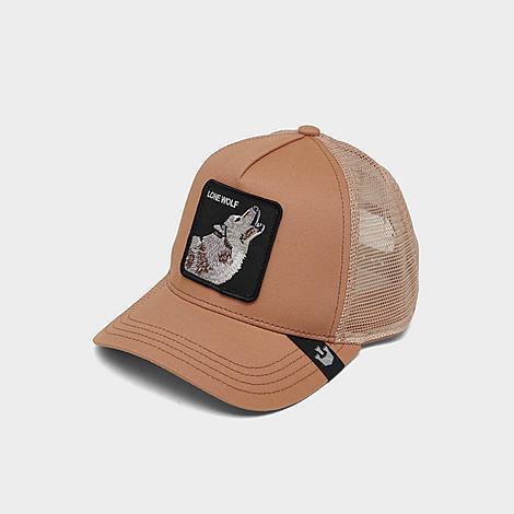 Mens Goorin Bros. Tan Lone Wolf Adjustable Trucker Hat Product Image