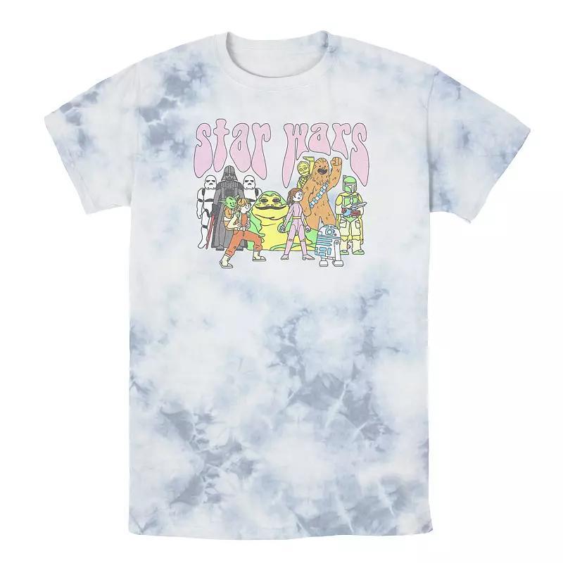 Mens Star Wars Psychedelic Group Poster Tee, Boys Product Image