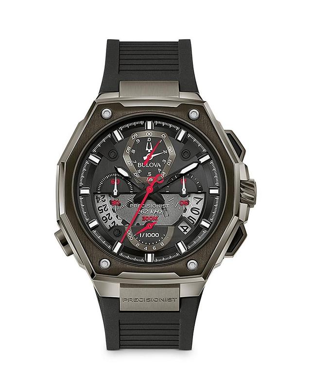 Bulova Mens Chronograph Precisionist X Stainless Steel Bracelet Watch 44.5mm Product Image