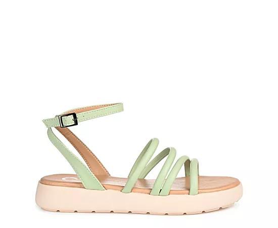 Journee Collection Palomma Tru Comfort Foam Womens Strappy Sandals Green Product Image