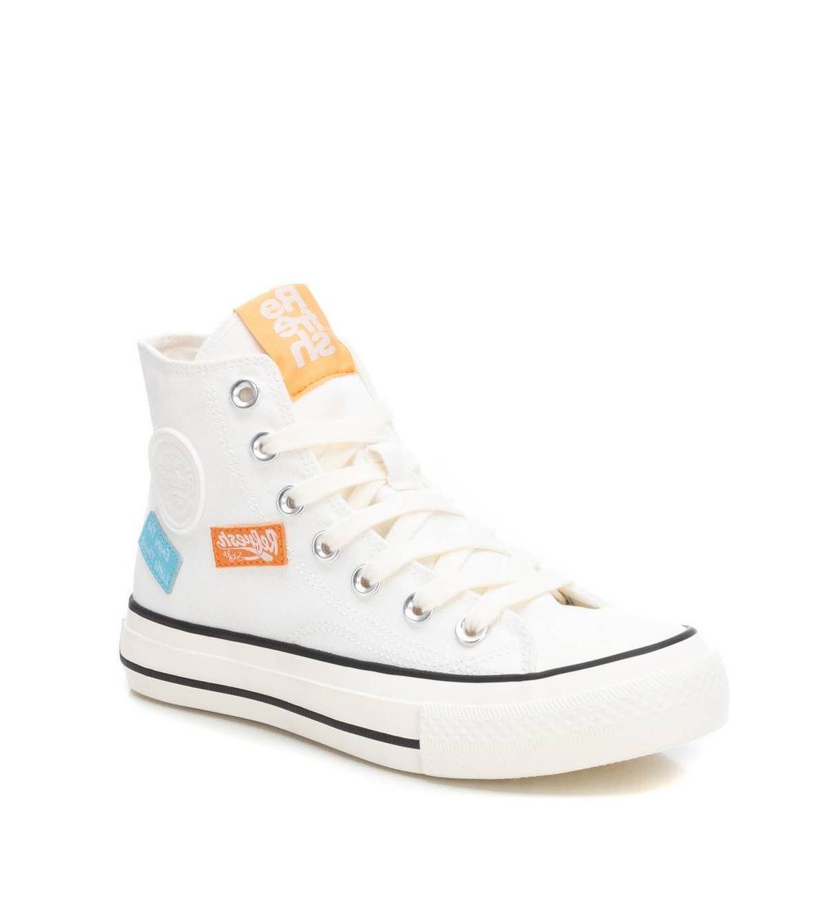 Womens Canvas High-Top Sneakers By Xti Product Image