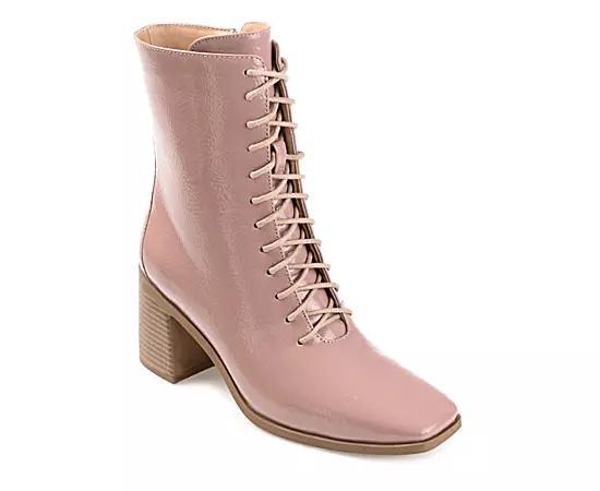 Journee Collection Covva Tru Comfort Foam Womens Ankle Boots Pink Product Image