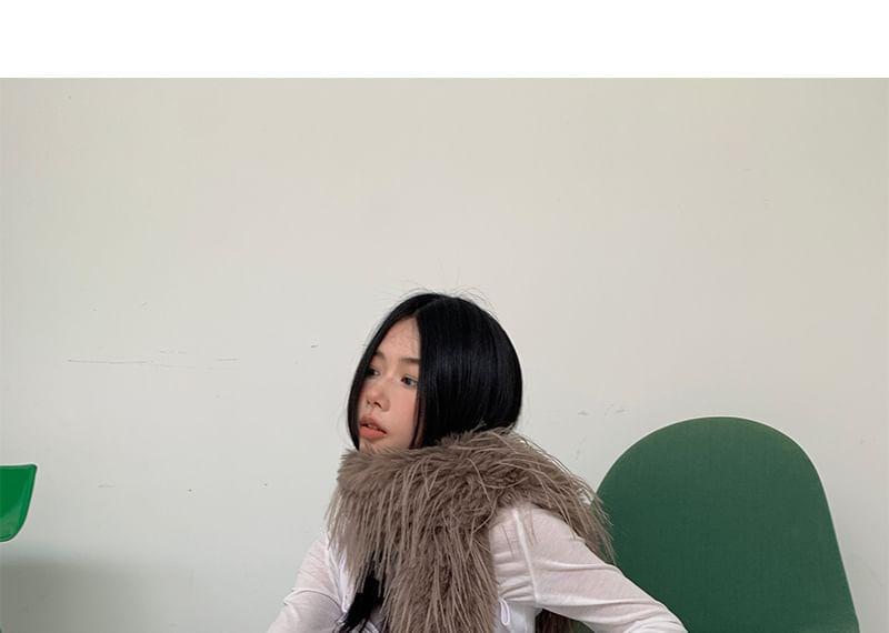 Faux Fur Scarf Product Image