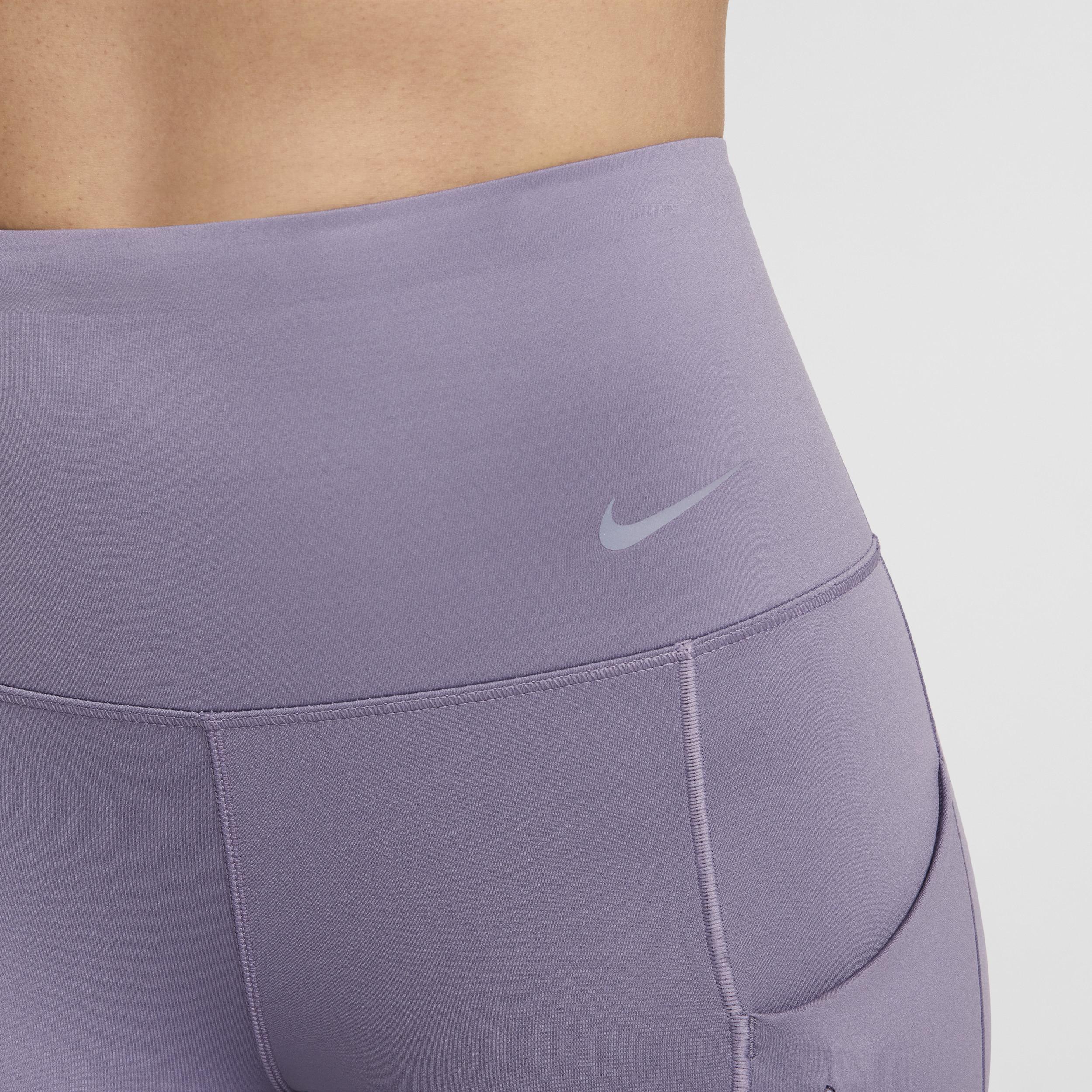 Nike Womens Go Firm-Support High-Waisted Cropped Leggings with Pockets Product Image