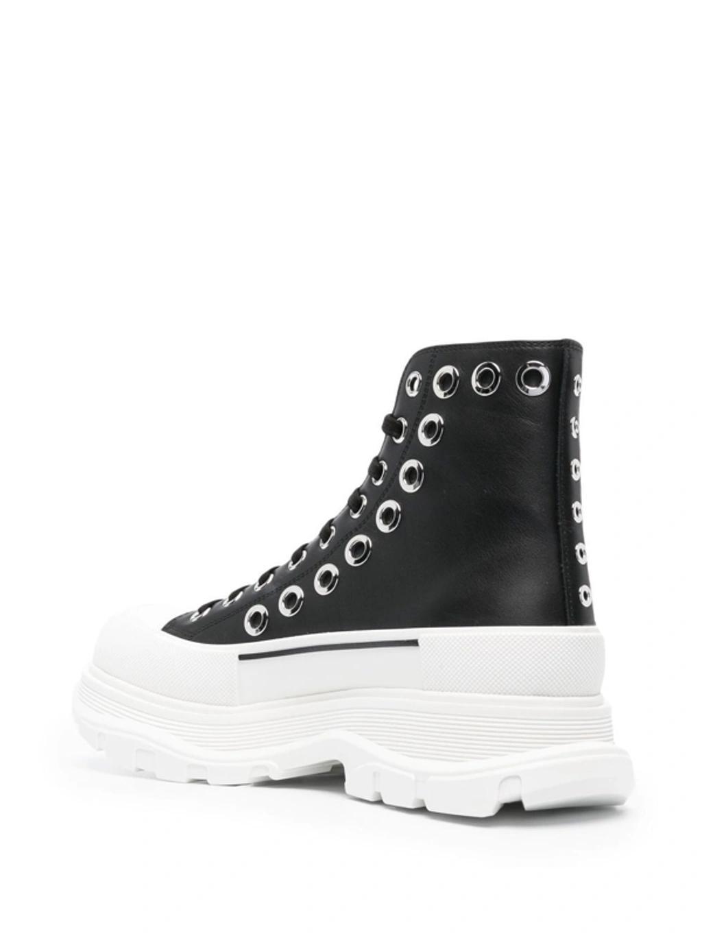 Tread Slick Ankle Boots In White Product Image