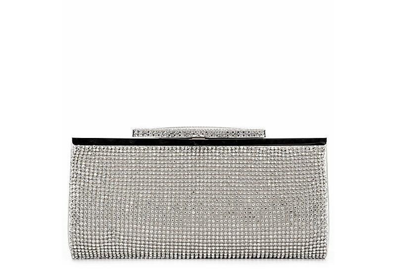 La Regale Womens Metal Mesh Clutch Product Image