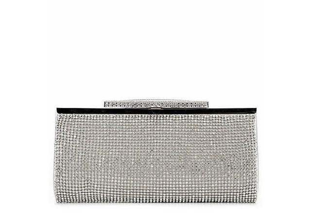 La Regale Womens Metal Mesh Clutch Product Image