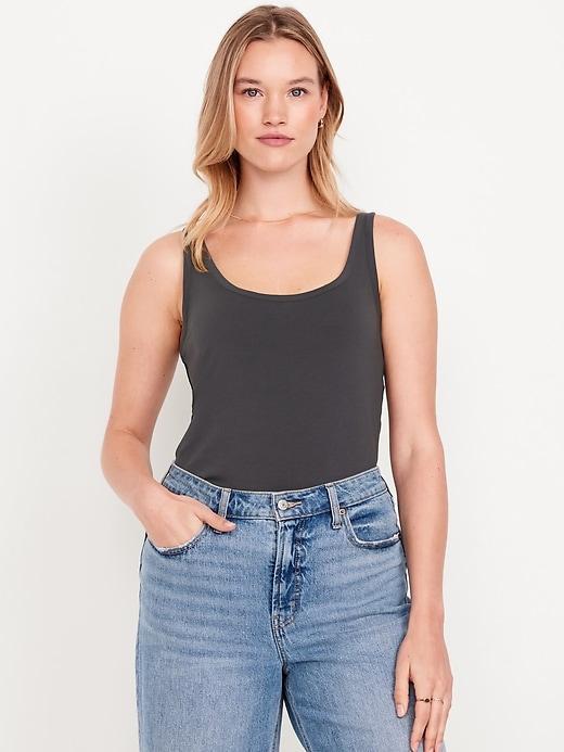 First-Layer Scoop-Neck Tank Top Product Image