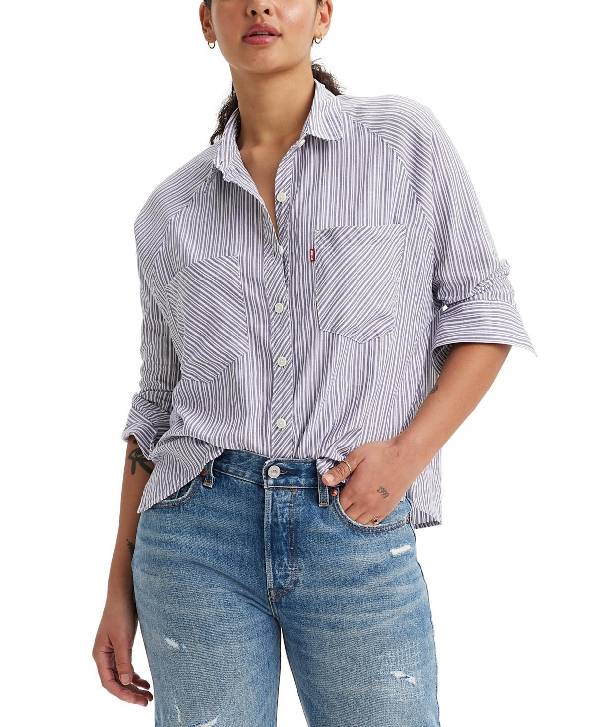 Levis Womens Harrison Long-Sleeve Cotton Raglan Shirt product image