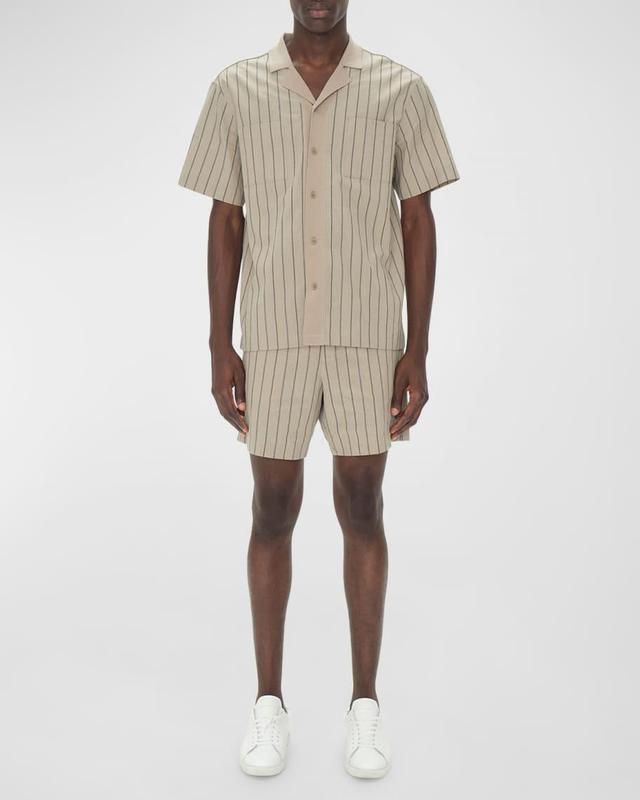 Men's Justin Stripe Camp Shirt Product Image