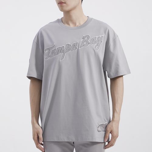 Pro Standard Mens Rays Neutral Script T-Shirt - Gray/Gray Product Image