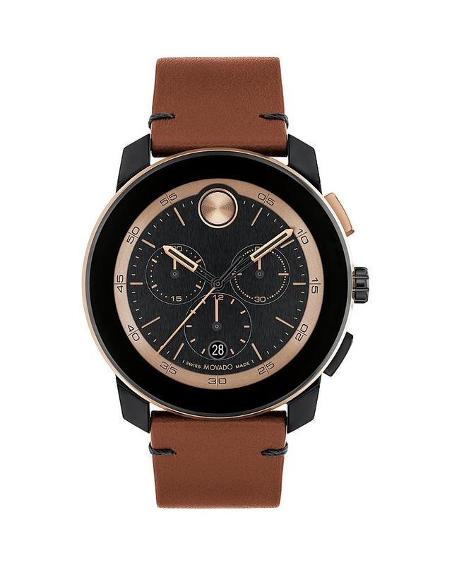 Men's Movado BoldÂ® Tr90 Black Strap Chronograph Watch with Grey Dial and Date Window (Model: 3601092) Product Image