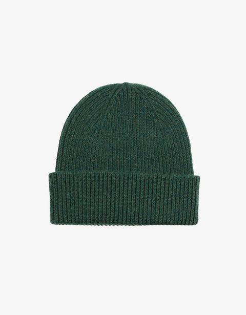 Merino Wool Beanie - Emerald Green product image