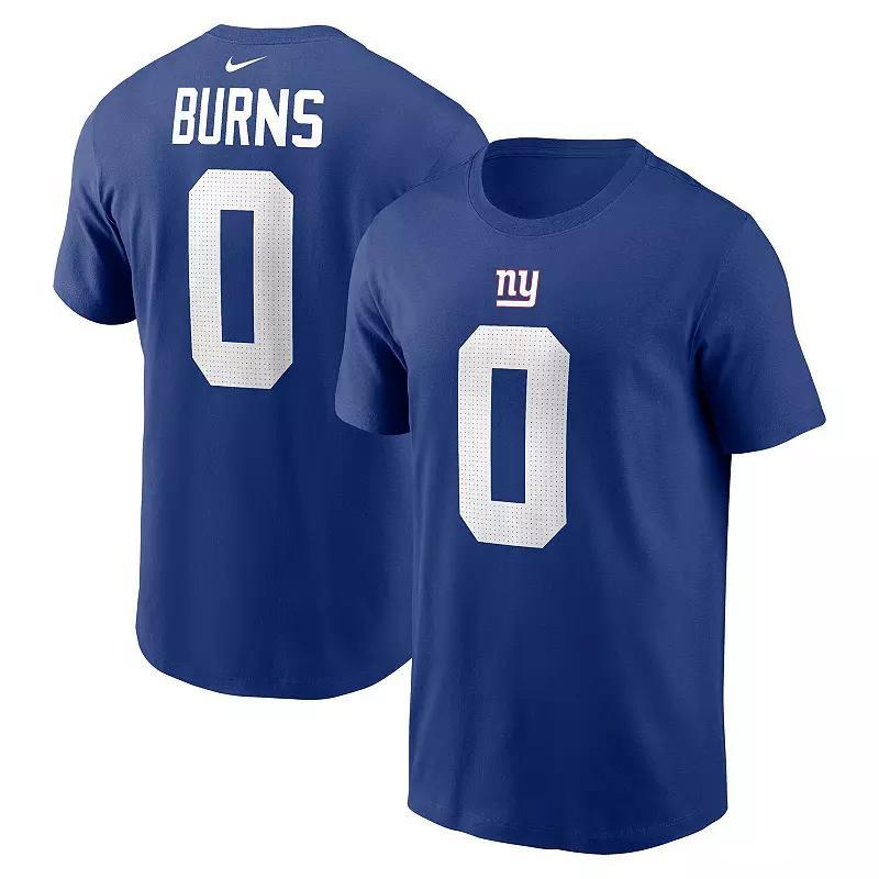 Mens Nike Brian Burns Royal New York Giants Player Name & Number T-Shirt Product Image