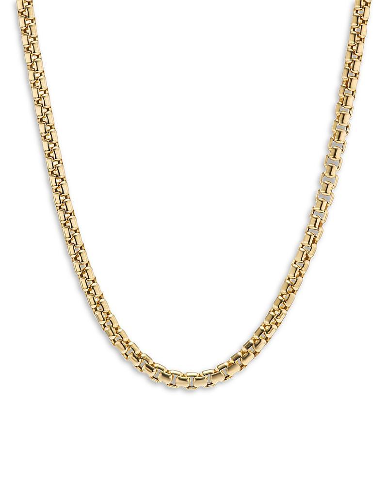 David Yurman Small Box Chain Necklace in 18K Yellow Gold, 22 Product Image