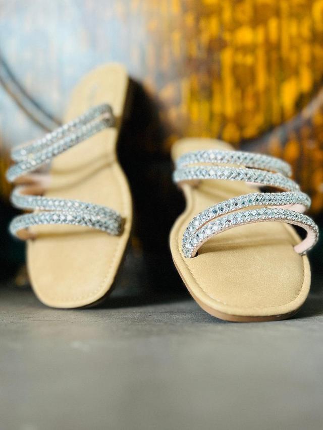 Kiowa Clear Rhinestone Strappy Sandal* Product Image