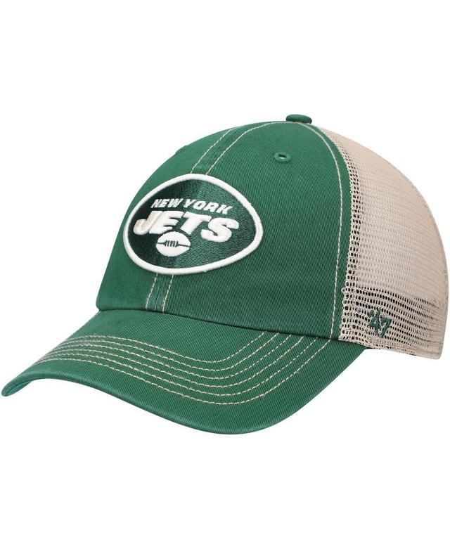 Mens 47 Green New York Jets Trawler Trucker Clean Up Snapback Hat - Green Product Image