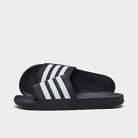 adidas Mens adidas Adilette Comfort - Mens Shoes Navy/White Product Image