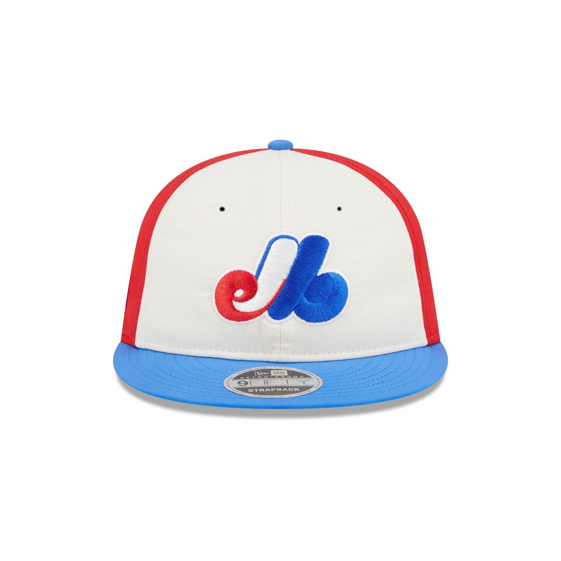 Montreal Expos Team Color Retro Crown 9FIFTY Adjustable Hat Male Product Image