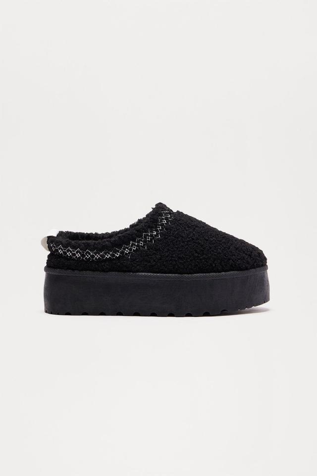 Naiya Platform Slippers - Black Product Image