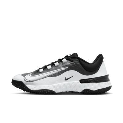 Nike Womens Nike Alpha Huarache Elite 4 TF - Womens Baseball Shoes White/Black/Photon Dust Product Image