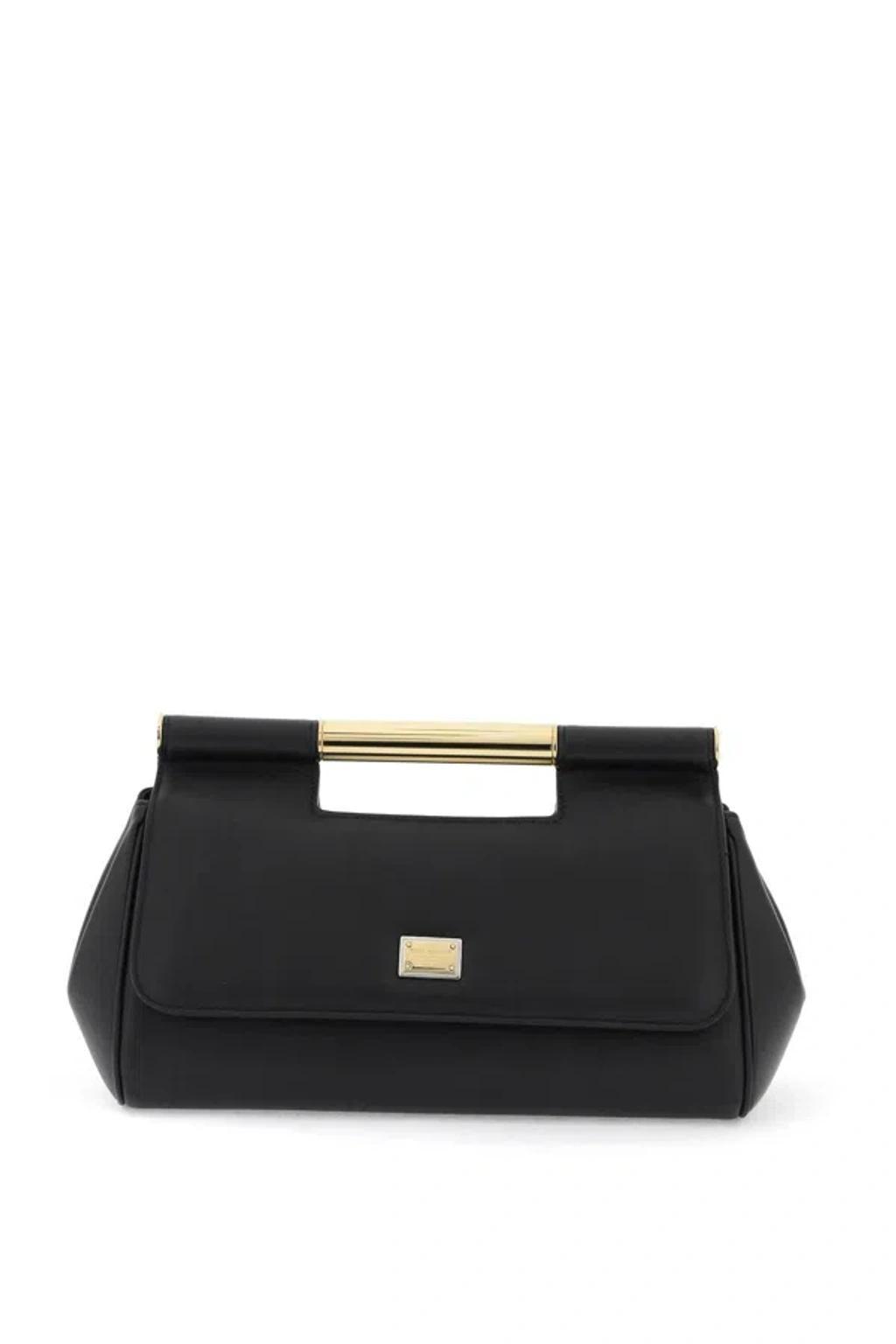 DOLCE & GABBANA Medium Chic Leather Handbag In Black Product Image