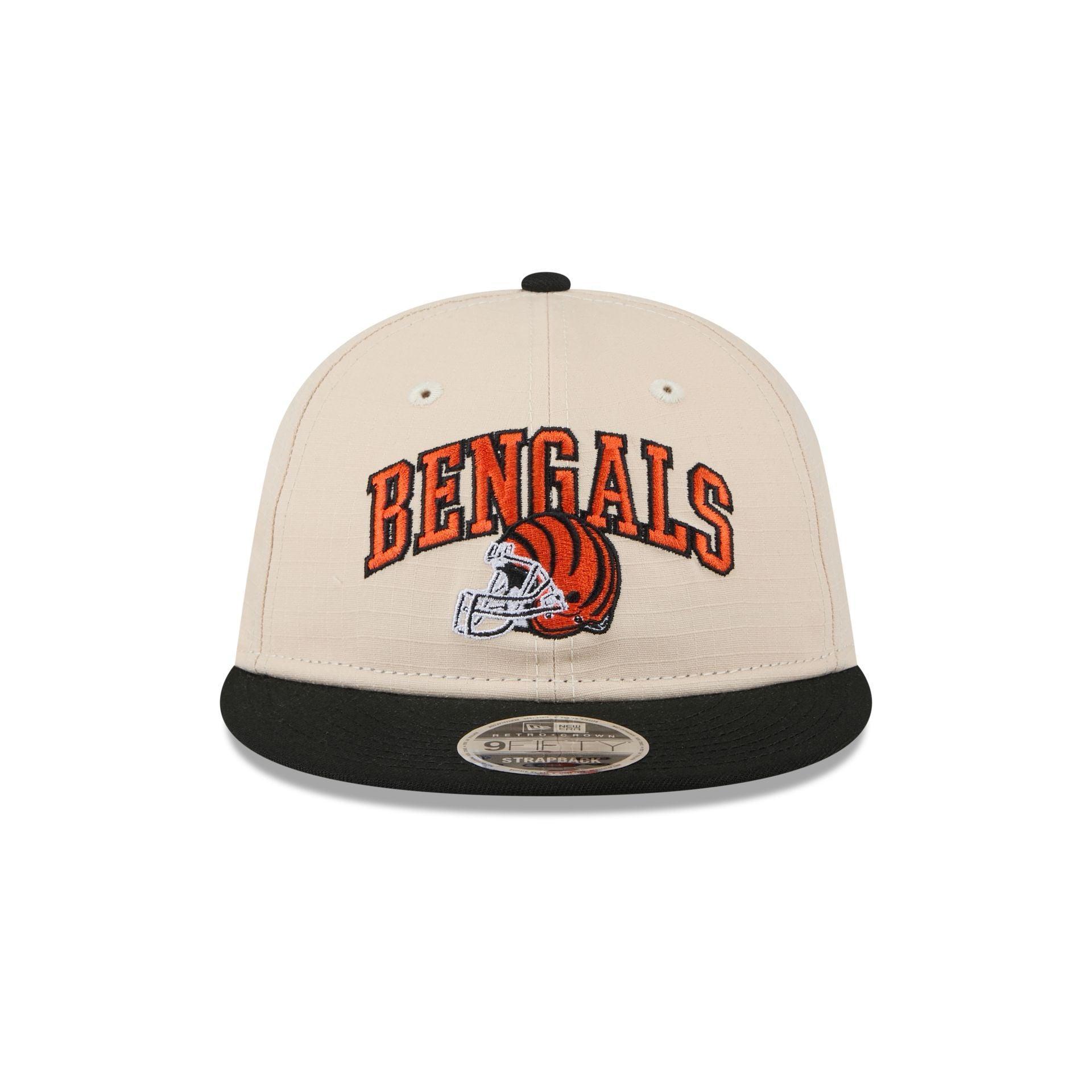 Cincinnati Bengals Historic Helmet Retro Crown 9FIFTY Snapback Hat Male Product Image