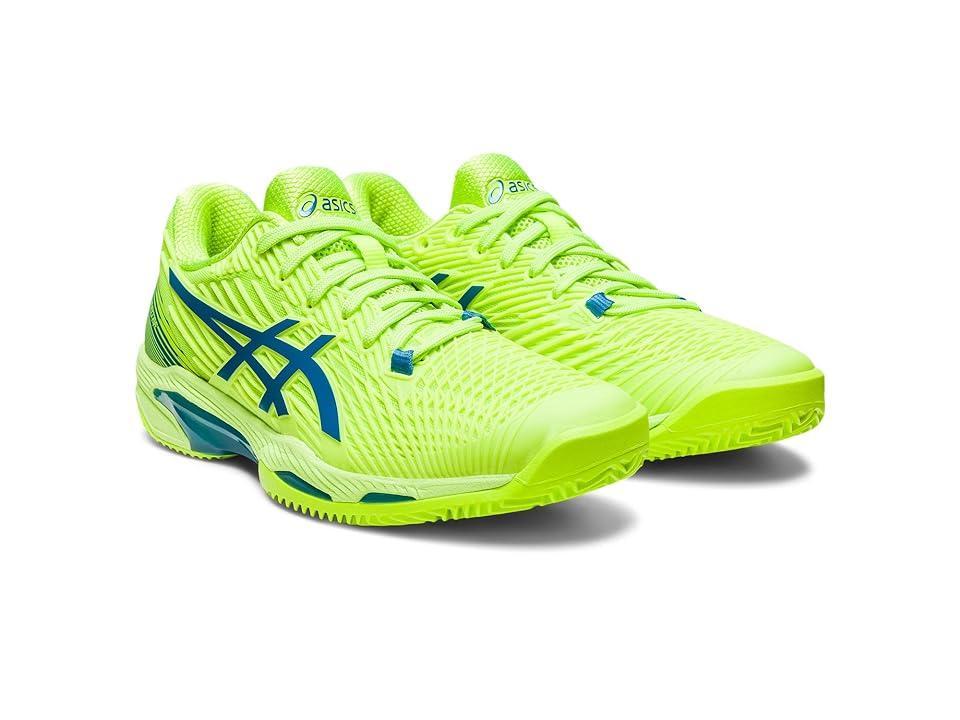 ASICS Solution Speed FF 2 Clay Tennis Shoe (Hazard /Reborn Blue) Women's Shoes Product Image