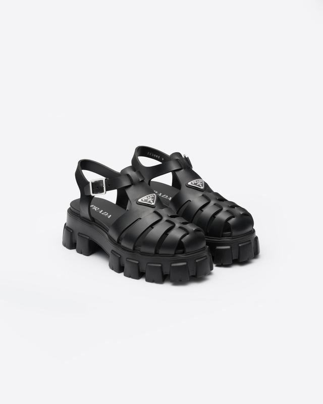 Monolith rubber sandals Product Image