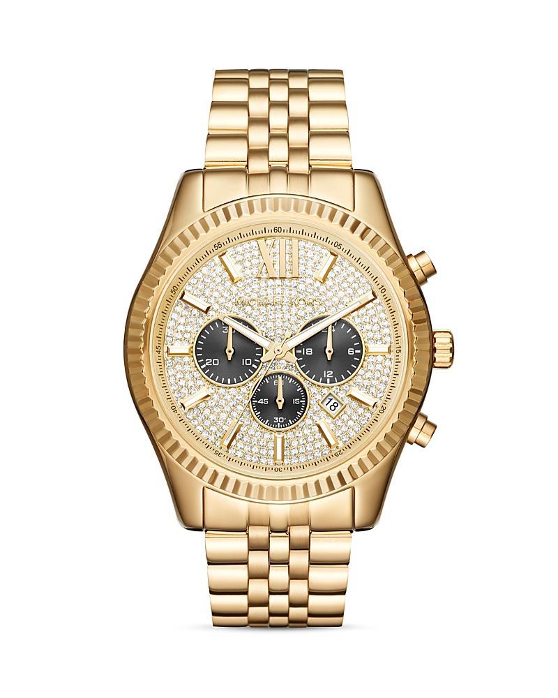 Oversized Pavé Logo -Tone Watch Product Image