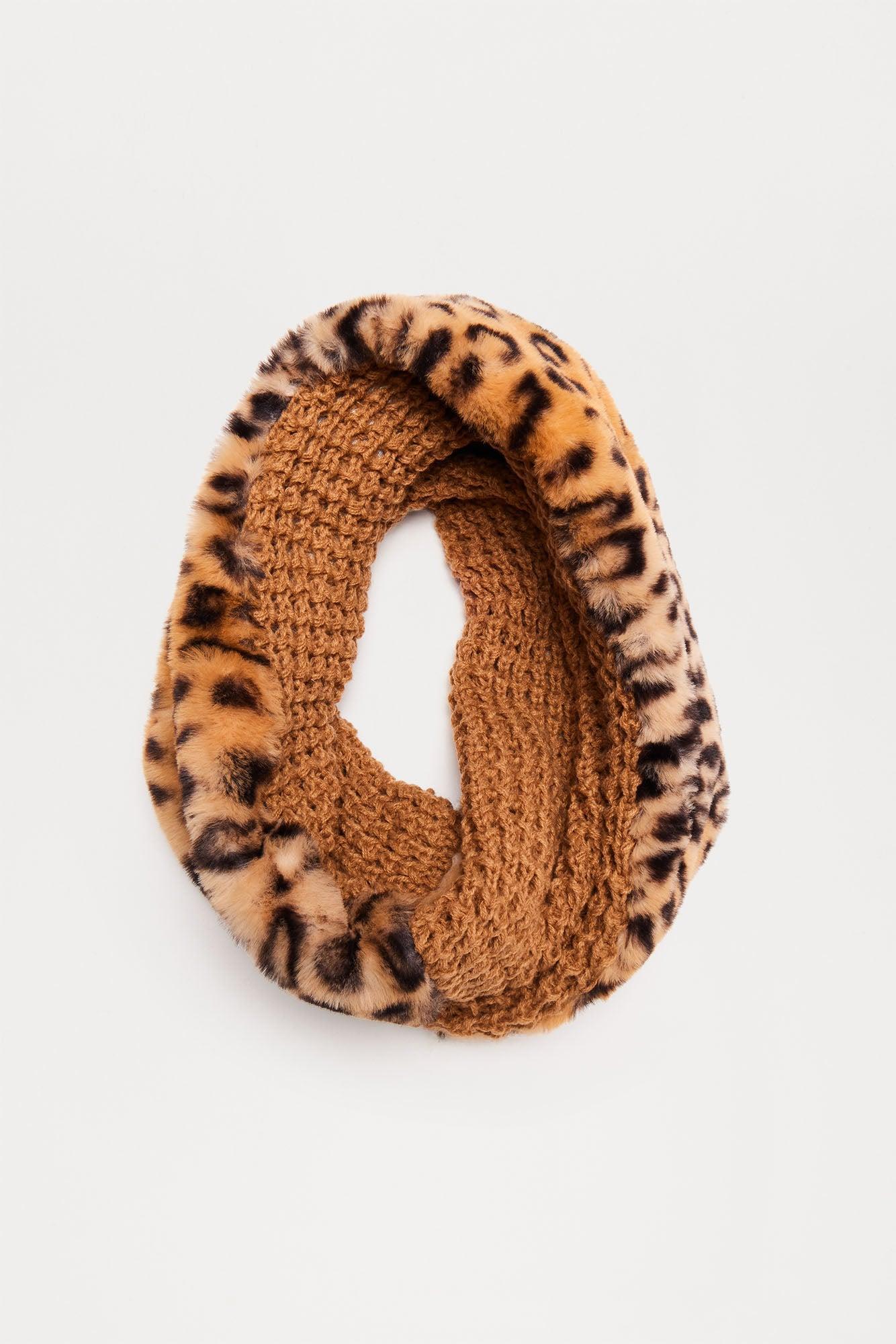 Wrapped Up Infinity Scarf - Leopard Product Image