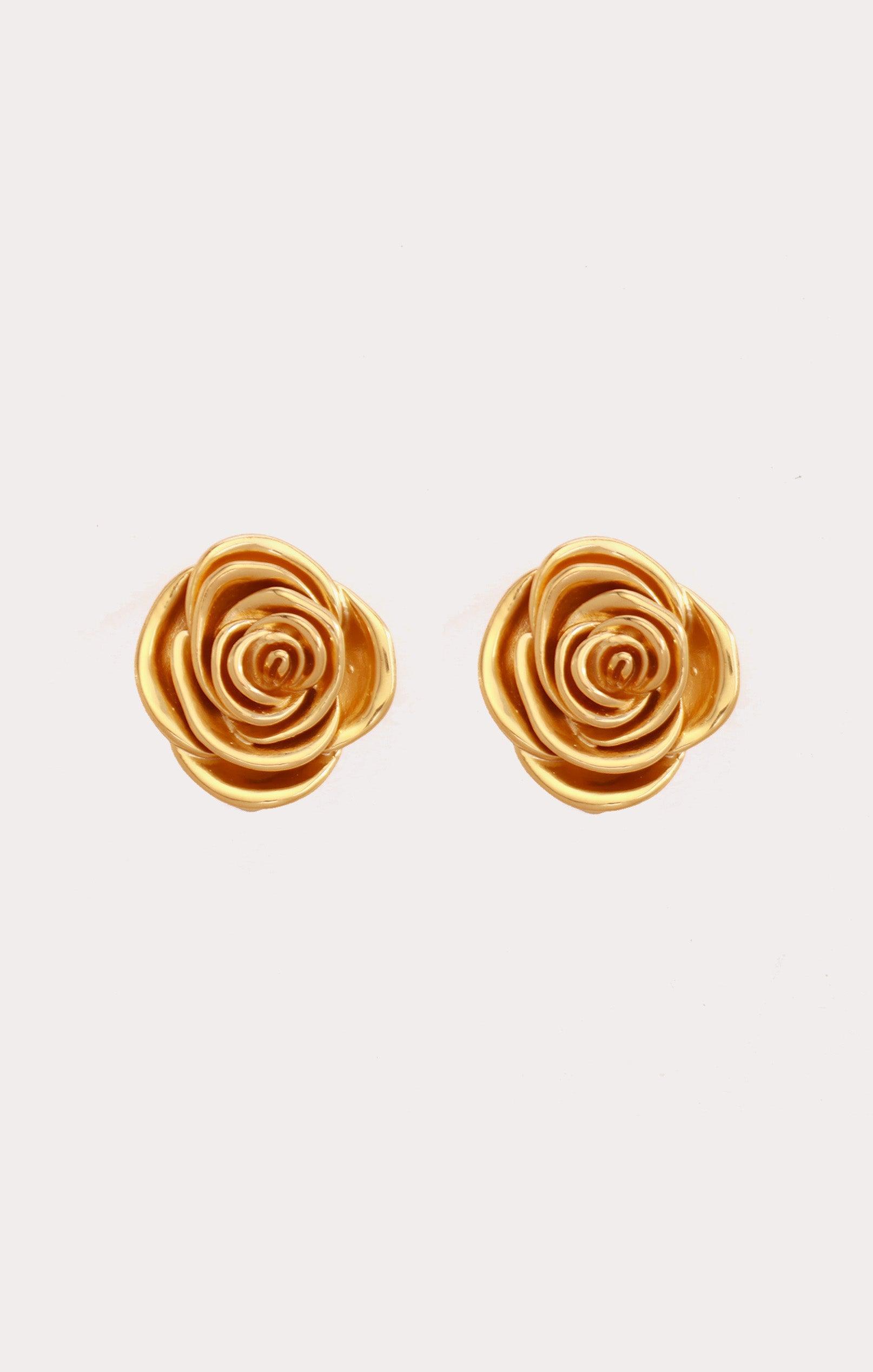 Petit Moments Brai Clip On Earrings ~ Gold Product Image