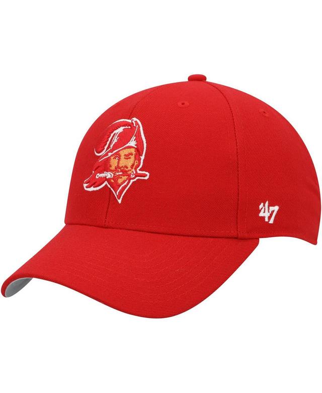 Mens 47 Brand Red Tampa Bay Buccaneers Mvp Adjustable Hat Product Image