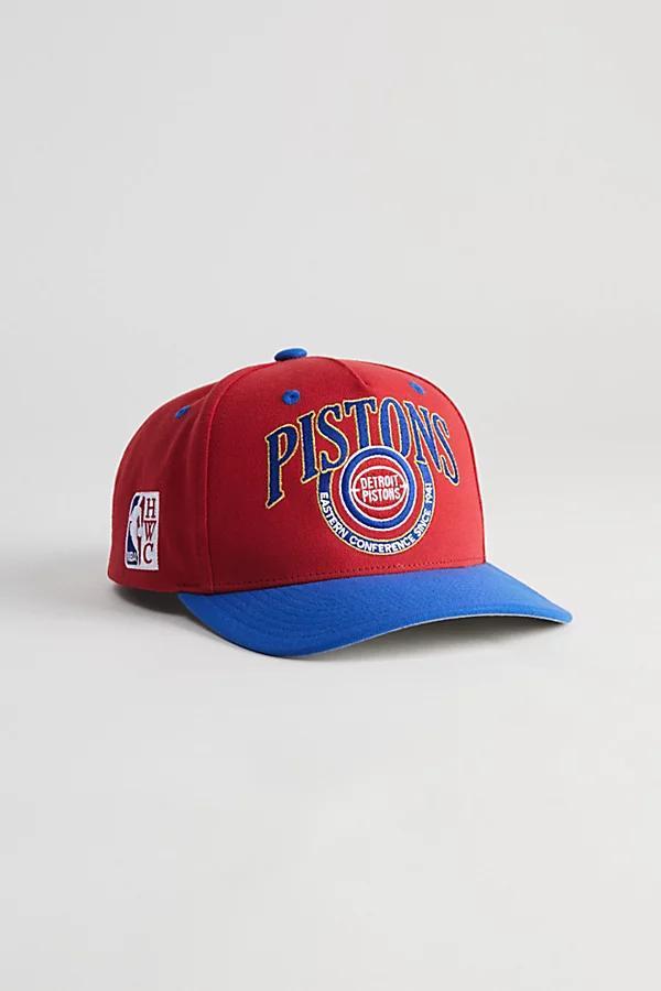 Mitchell & Ness Crown Jewels Pro Detroit Pistons Snapback Hat Mens at Urban Outfitters Product Image