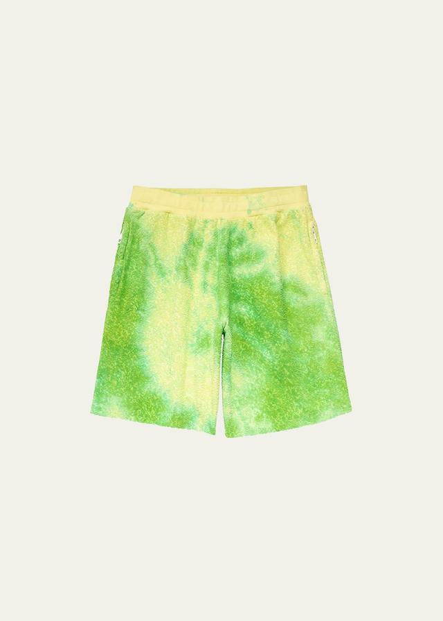 Mens Tie-Dye Terry Toweling Shorts Product Image