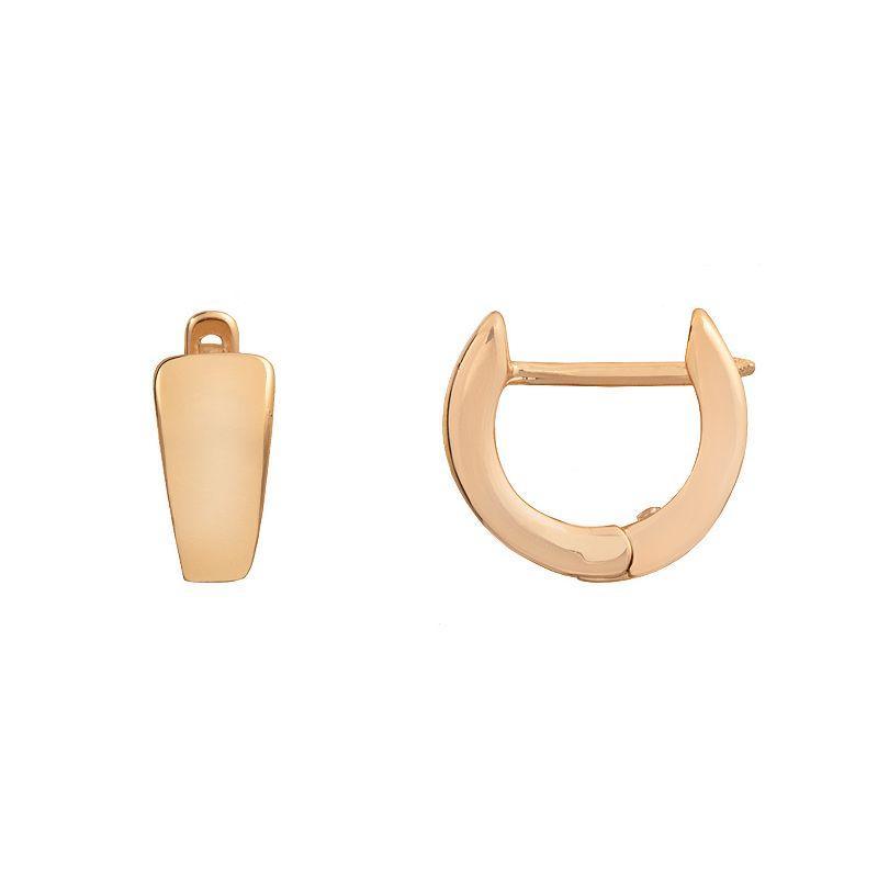 LC Lauren Conrad Nickel Free Metal Huggie Hoop Earrings, Womens, Gold Tone Product Image