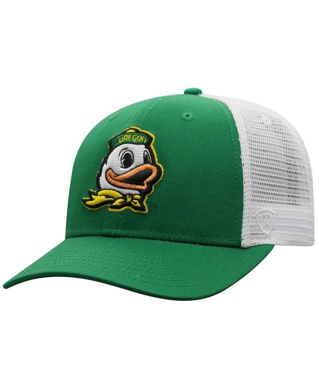 Mens Top of the World Green Oregon Ducks Trucker Snapback Hat - Green Product Image