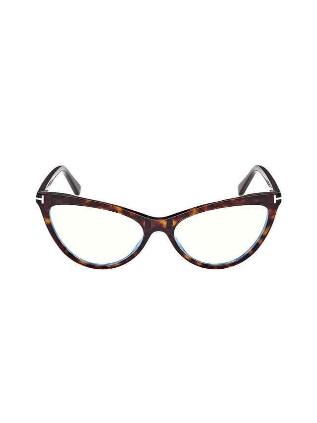 Womens 56MM Cat-Eye Optical Eyeglasses Product Image