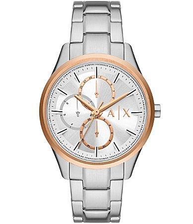 Armani Exchange Mens Dante Multifunction Stainless Steel Bracelet Watch Product Image