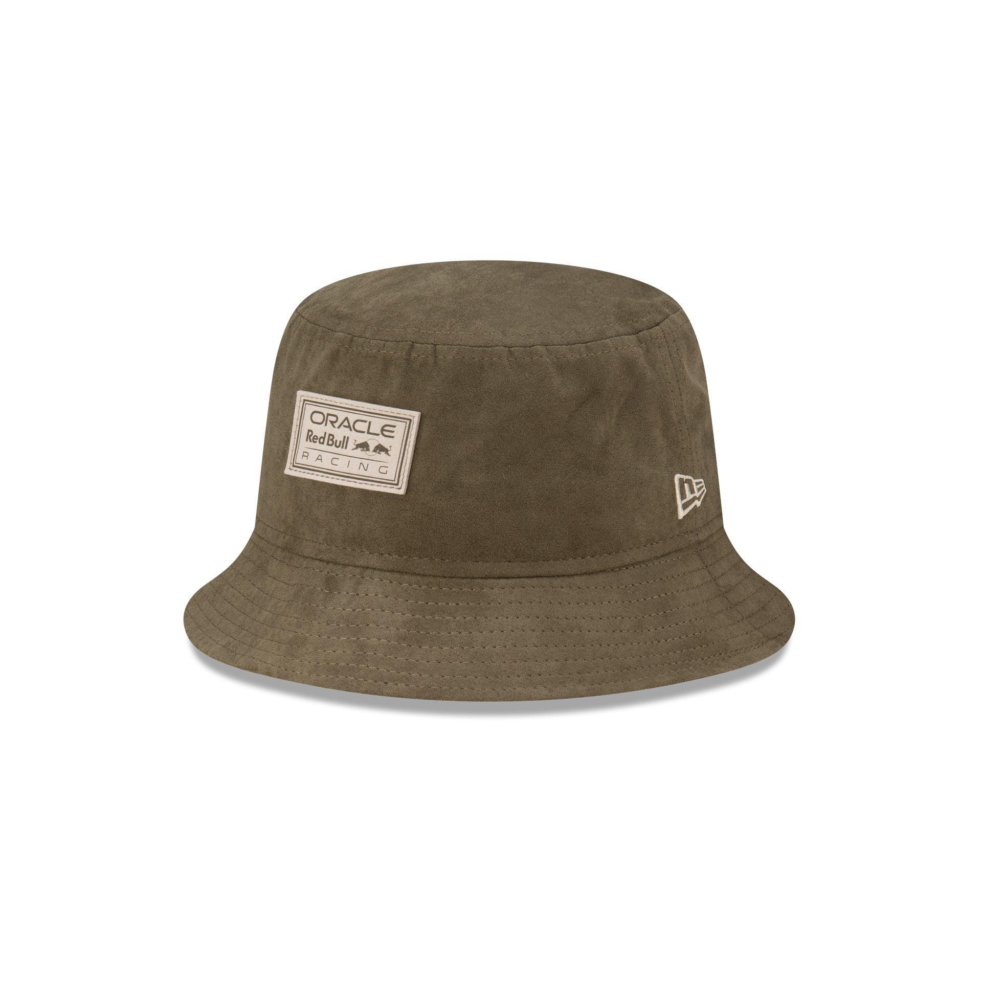 Oracle Red Bull Racing Faux Suede Olive Bucket Hat Male Product Image