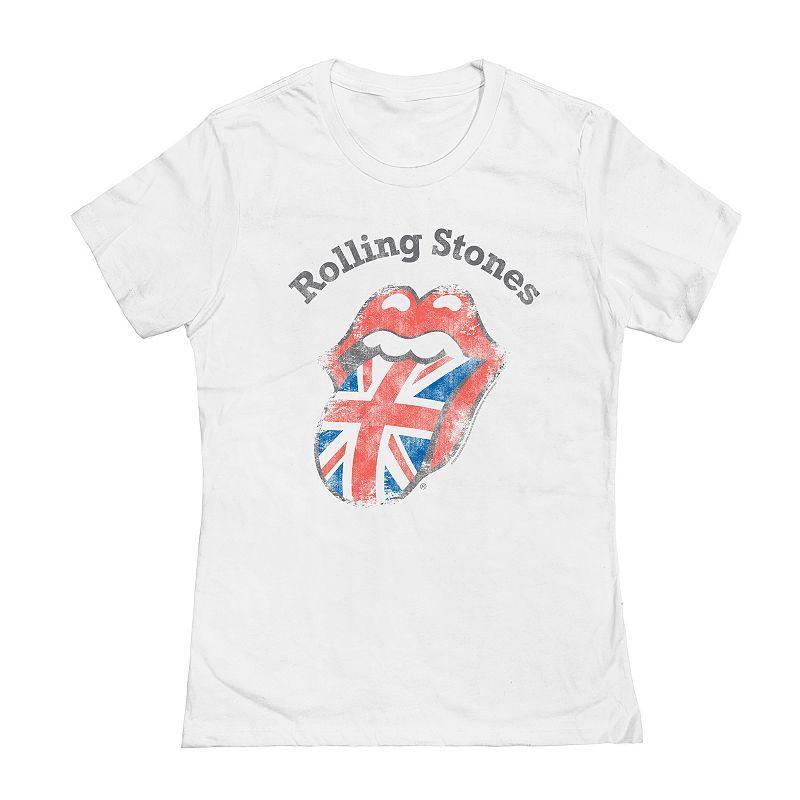 Juniors Rolling Stones Tongue USA Graphic Tee, Girls Product Image