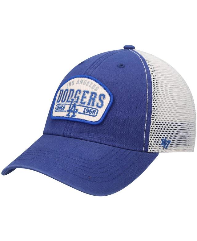 Mens 47 Royal Los Angeles Dodgers Penwald Clean Up Trucker Snapback Hat Product Image